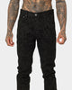 Saint Morta Paisley Skulls Jeans Black
