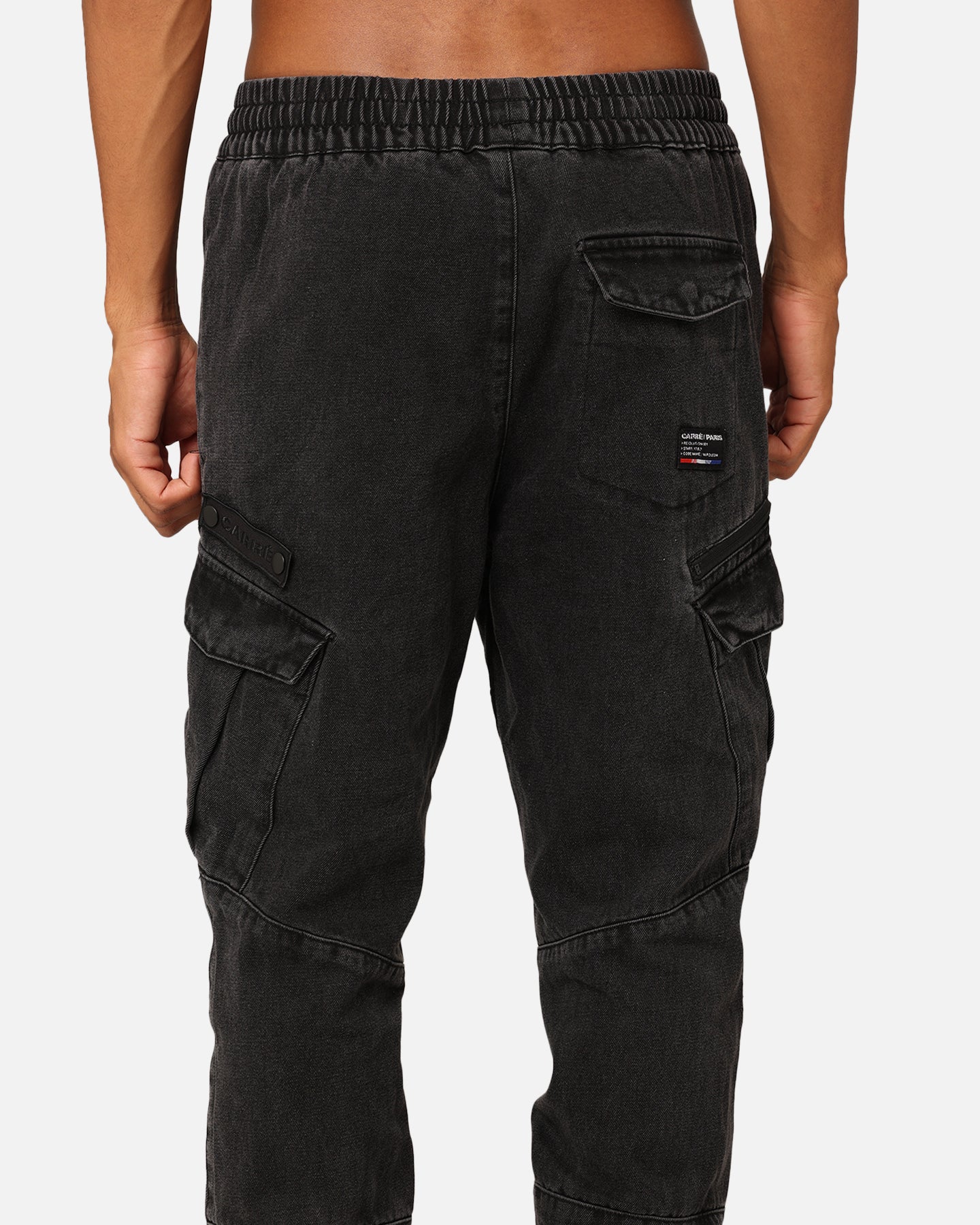 Carre Evolution XL Denim Cargo Jogger Wash Black | Culture Kings US