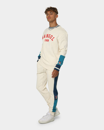 Kangol Retro Joggers Beige