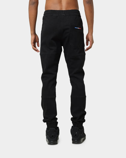 Carré Distressed Premiere Joggers Black