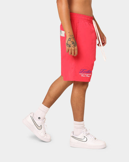 Loiter Forbidden Walk Shorts Red
