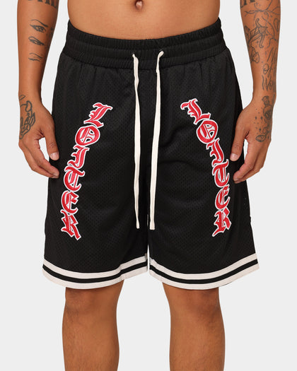 Loiter Script Ball Shorts Black