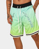 Loiter Script Ball Shorts Green