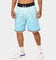 Loiter Script Ball Shorts Blue