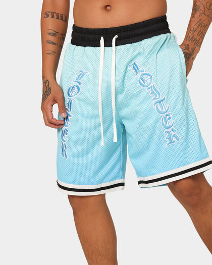 Loiter Script Ball Shorts Blue