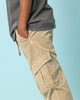 Carré Bande Corduroy Cargo Pants Stone