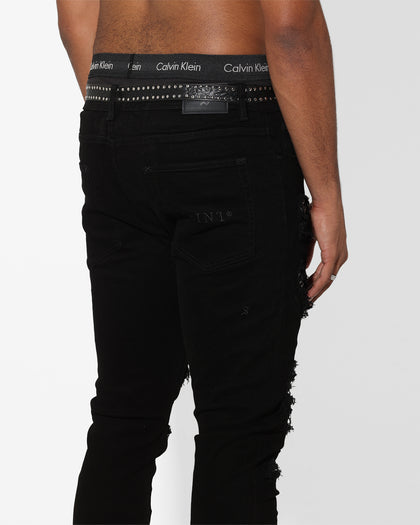 Saint Morta Checks Summum Jeans Black/White