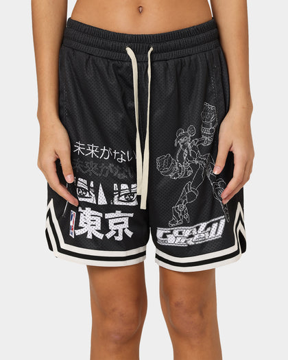 Goat Crew Patchwork Shorts Black/White