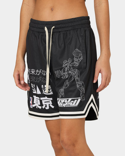 Goat Crew Patchwork Shorts Black/White