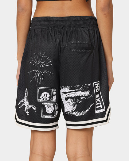 Goat Crew Patchwork Shorts Black/White