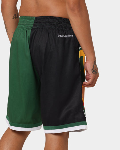 Mitchell & Ness Seattle Supersonics Big Face Shorts 5.0 Black
