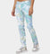 MNML D433 Spill Denim Jeans Blue/White