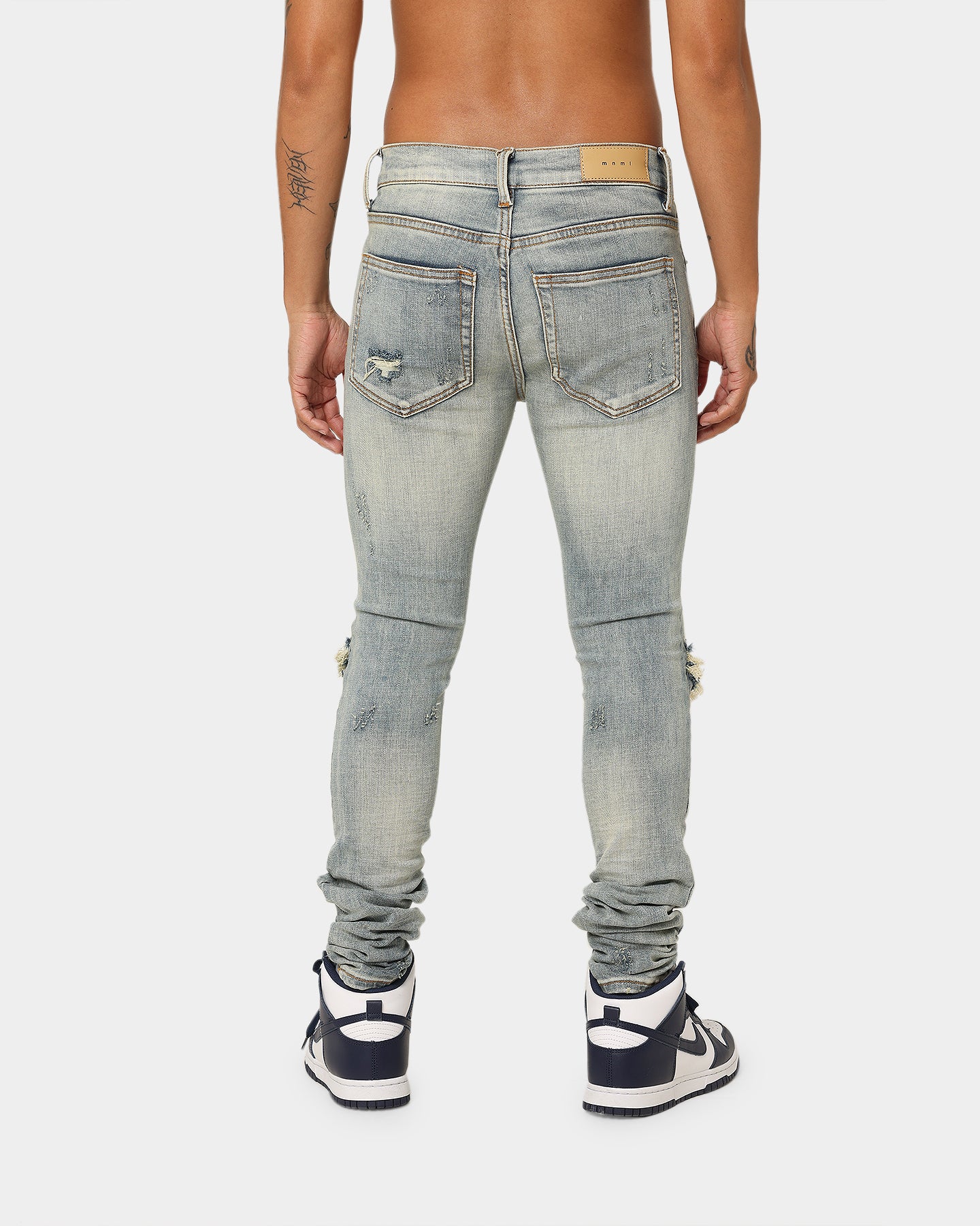 MNML X162 Stretch Denim Jeans Blue | Culture Kings US