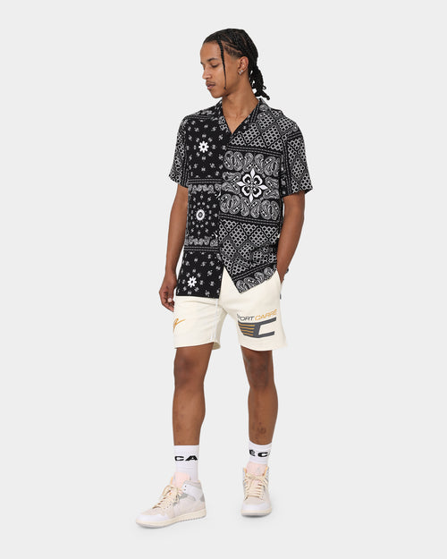 Carré Automobile Sweat Shorts Off White