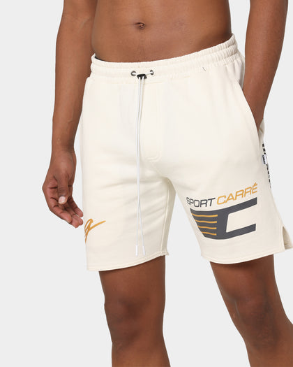 Carré Automobile Sweat Shorts Off White