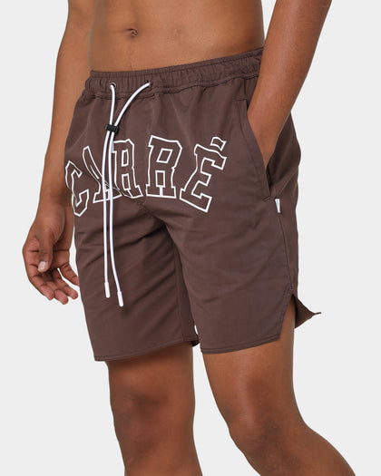 Carré Arc La Plage Shorts Dark Brown
