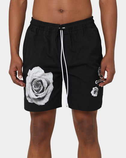 Carré Rose Bunch La Plage Shorts Black