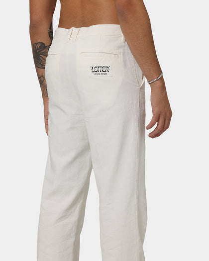 Loiter Utopia Linen Pants Ecru