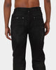 Carré Bouffant Distressed Jeans Washed Black