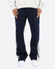 MNML Contrast Boot Cut Sweat Pants Navy