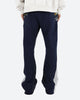 MNML Contrast Boot Cut Sweat Pants Navy