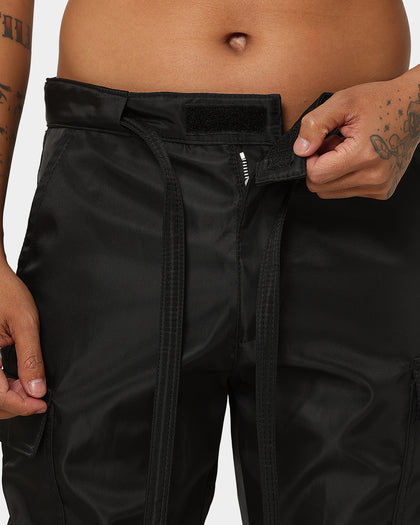 MNML Straight Snap Zipper II Cargo Pants Black