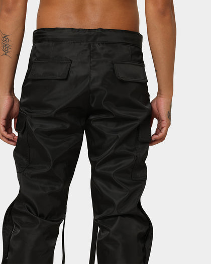 MNML Straight Snap Zipper II Cargo Pants Black