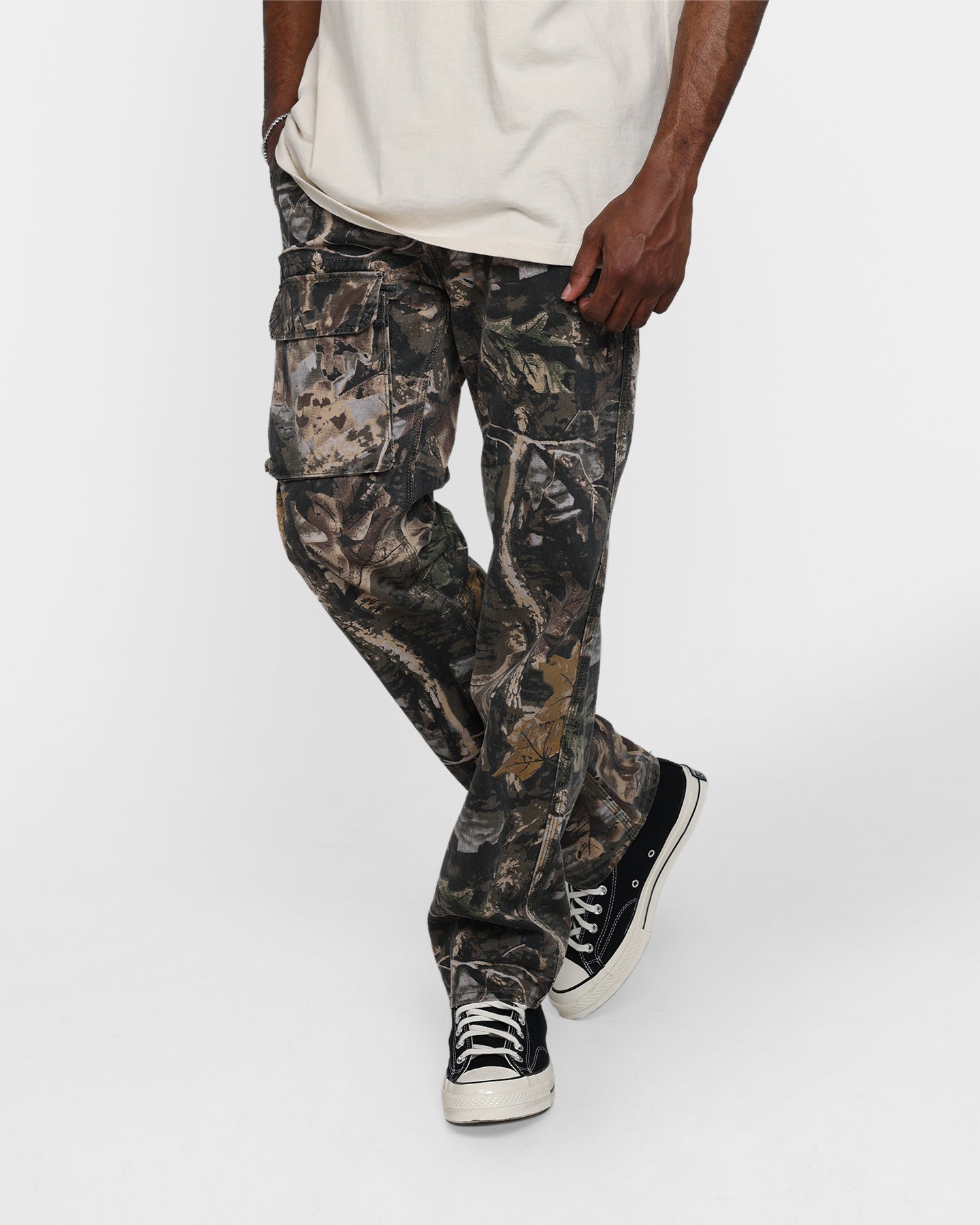 MNML V266 Camo Baggy Denim Jeans Camo | Culture Kings US