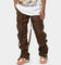 MNML Snap Zipper II Cargo Pants Brown