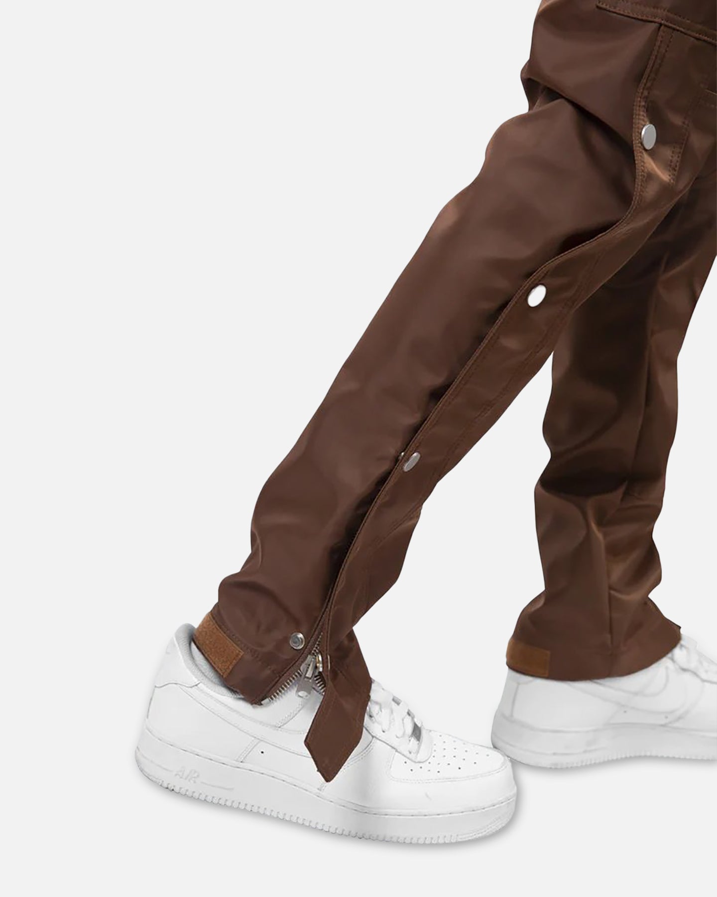 MNML Snap Zipper II Cargo Pants Brown | Culture Kings US