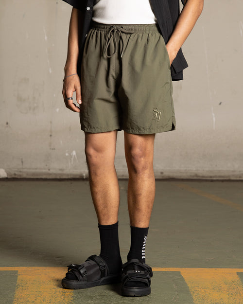 Saint Morta Cali Beach Shorts Khaki Green