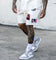 Loiter Patchwork Shorts Ecru