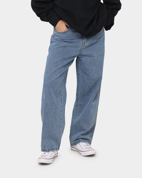 X-Large Bull Denim 91 Pants Mid Blue