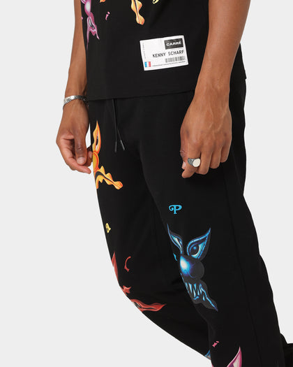 Carre X Kenny Scharf Meanie Track Pants Black