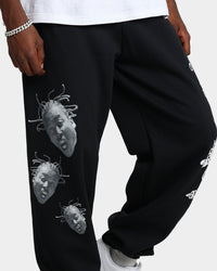 Goat Crew X Ol' Dirty Bastard Big Face Sweatpants Black