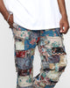 MNML Panelled Blanket Pants Multi-Coloured