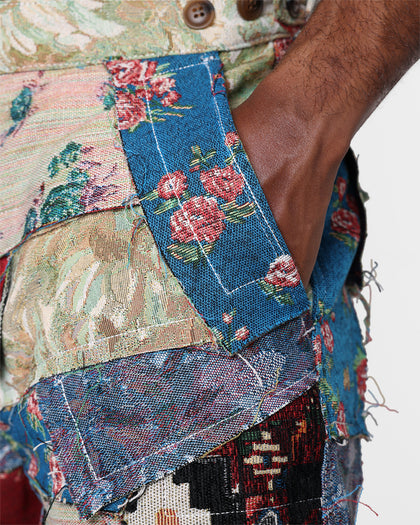 MNML Panelled Blanket Pants Multi-Coloured