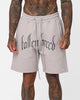 Fallen Breed Logo Sweat Shorts Light Grey