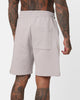 Fallen Breed Logo Sweat Shorts Light Grey