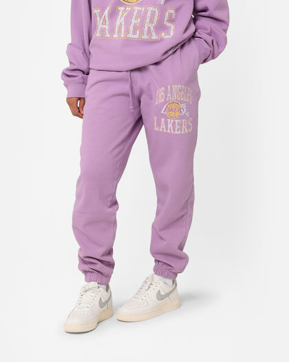 Mitchell & Ness Women's Los Angeles Lakers Arch Logo Sweatpants Faded Purple