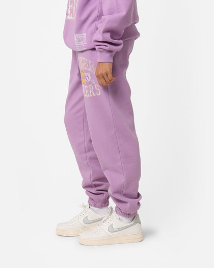 Mitchell & Ness Women's Los Angeles Lakers Arch Logo Sweatpants Faded Purple