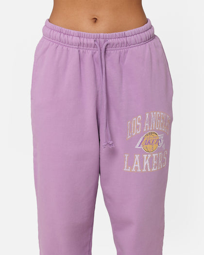 Mitchell & Ness Women's Los Angeles Lakers Arch Logo Sweatpants Faded Purple