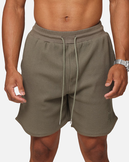 Saint Morta Waffle Shorts Khaki