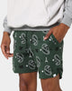 Carre Big Bandana Knitted Shorts Green