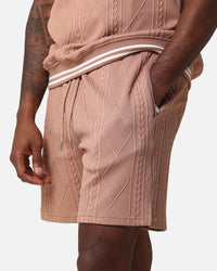 XXIII Danny Knit Shorts Mocha