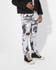 Saint Morta Acid Destroyer Jeans White/Black
