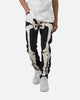 MNML D184 Skeleton Straight Denim Pants Black/White