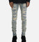 MNML X165 Paisley Skinny Denim Jeans Black/Black