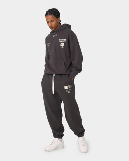 Loiter Art Studio Trackpants Charcoal