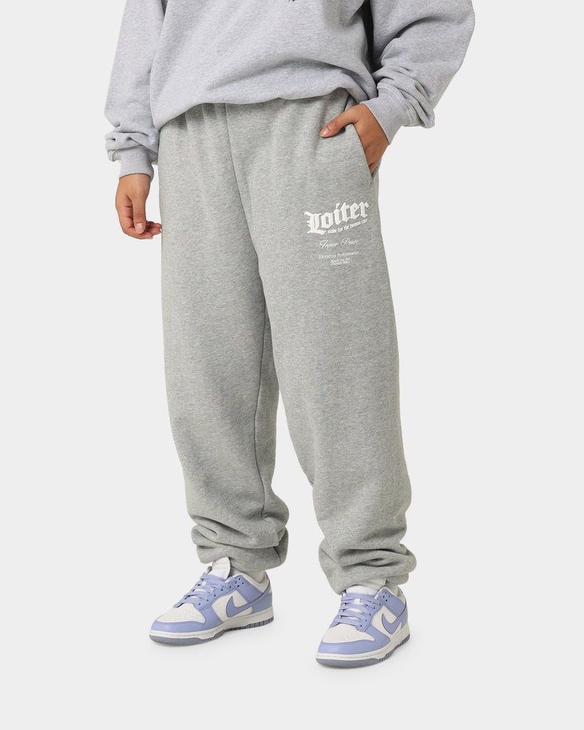 Loiter Art Studio Trackpants Grey | Culture Kings US